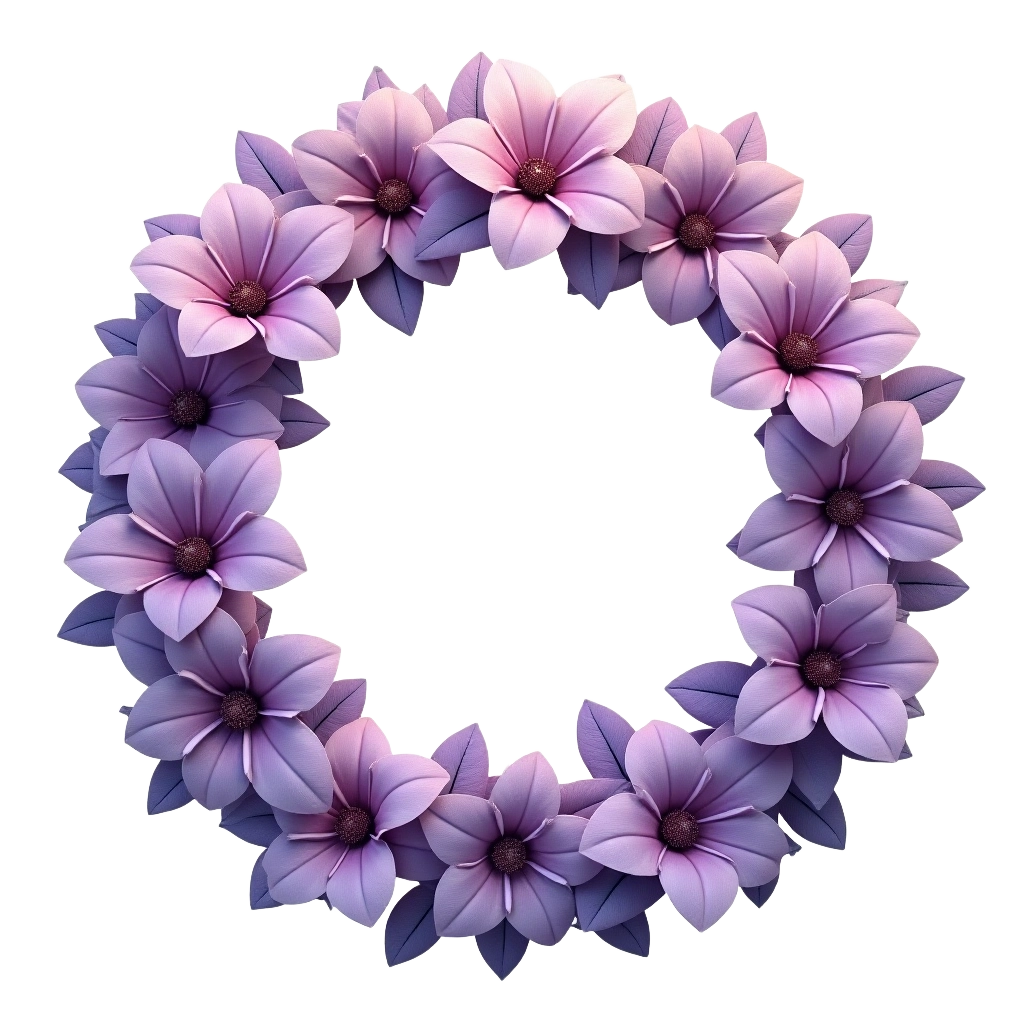 Elegant Floral Wreath